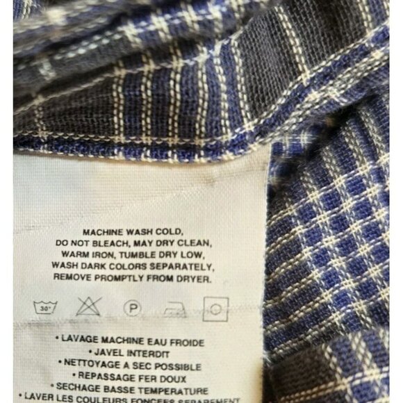 Patagonia Shirt Mens Medium Short Sleeve Button Up Outdoor Plaid Organic Cotton - Picture 2 of 9